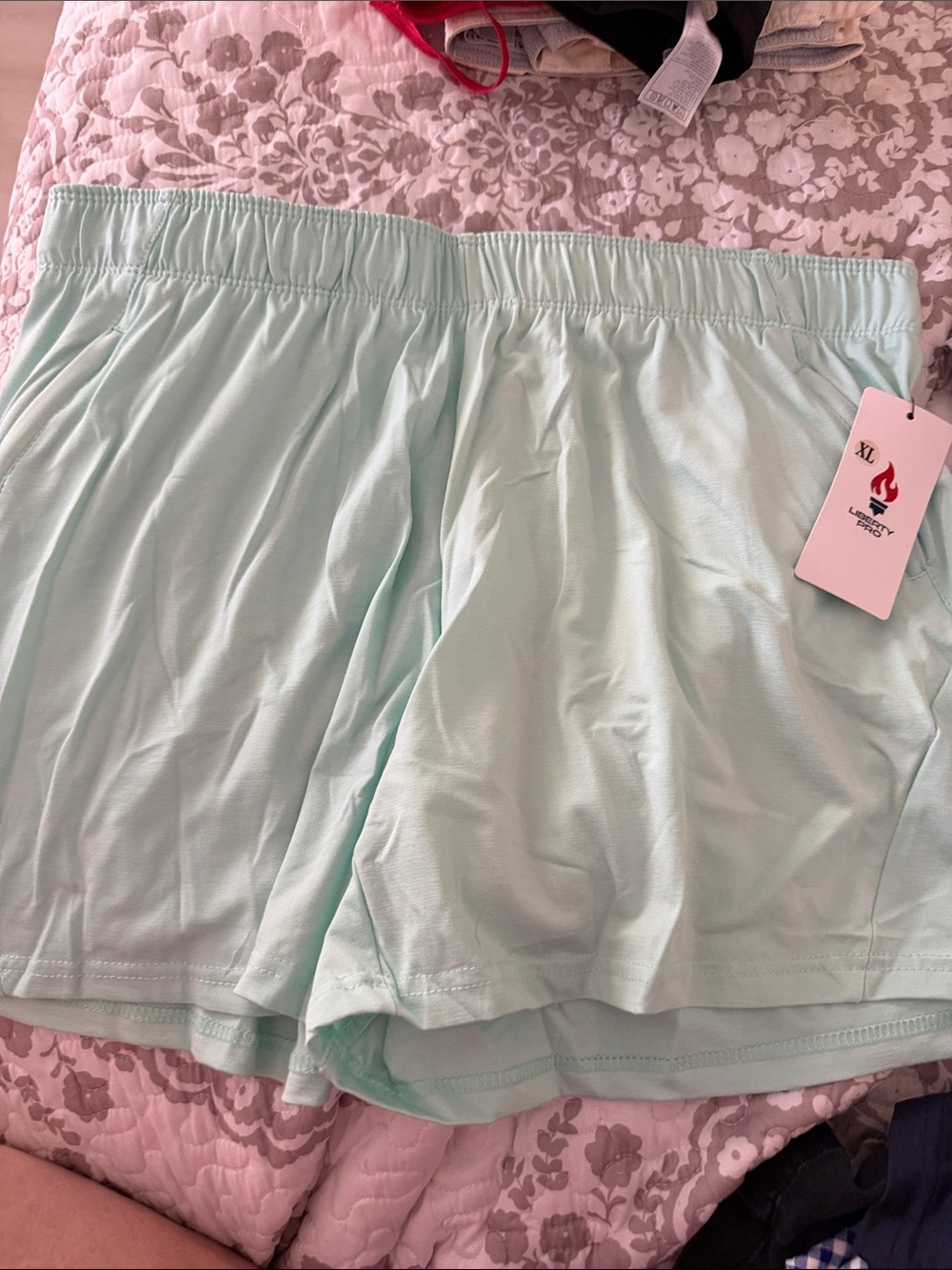 liberty Light Mint Green Women's Pajama Shorts